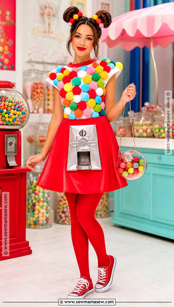 Gumball Machine Costume - 35 womens halloween costume ideas
