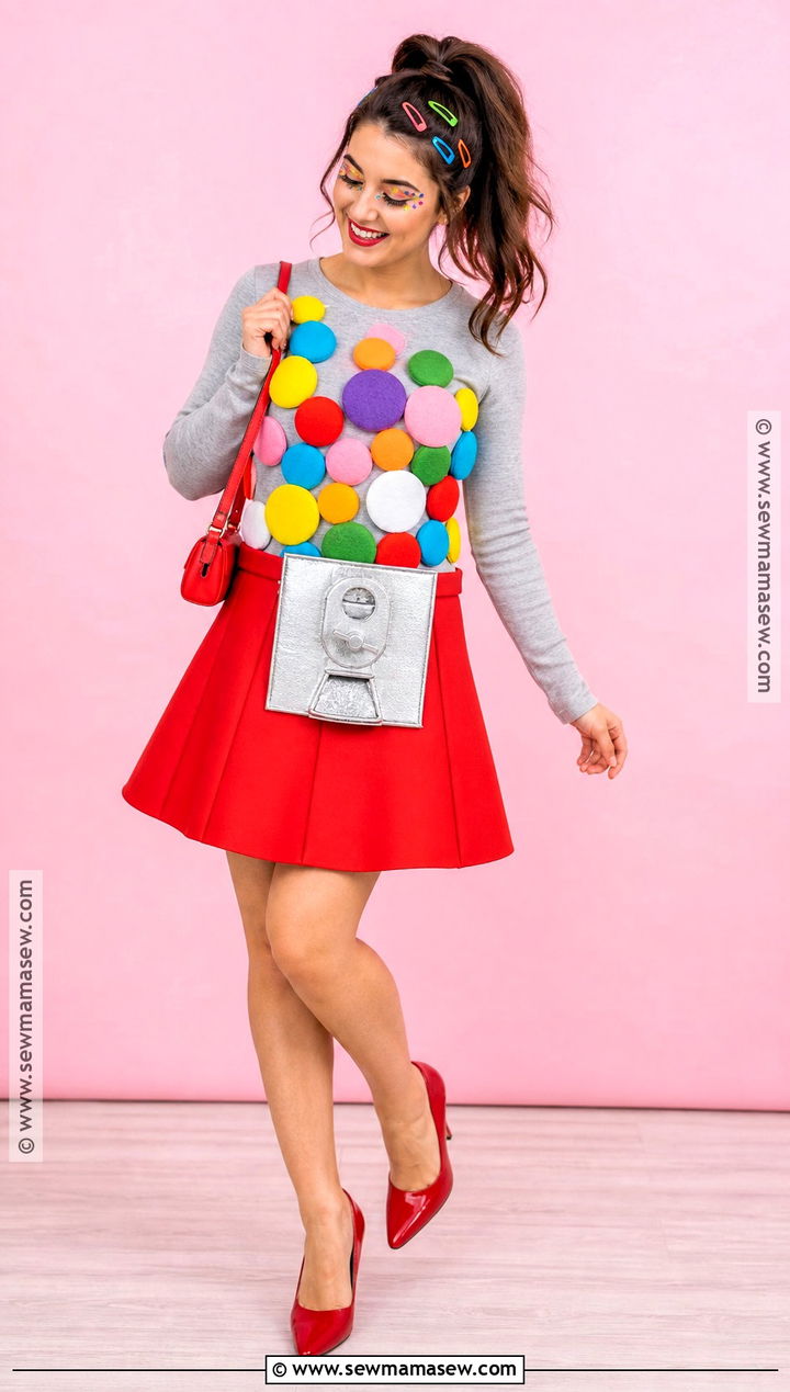 Gumball Machine Costume - 50 easy costume ideas