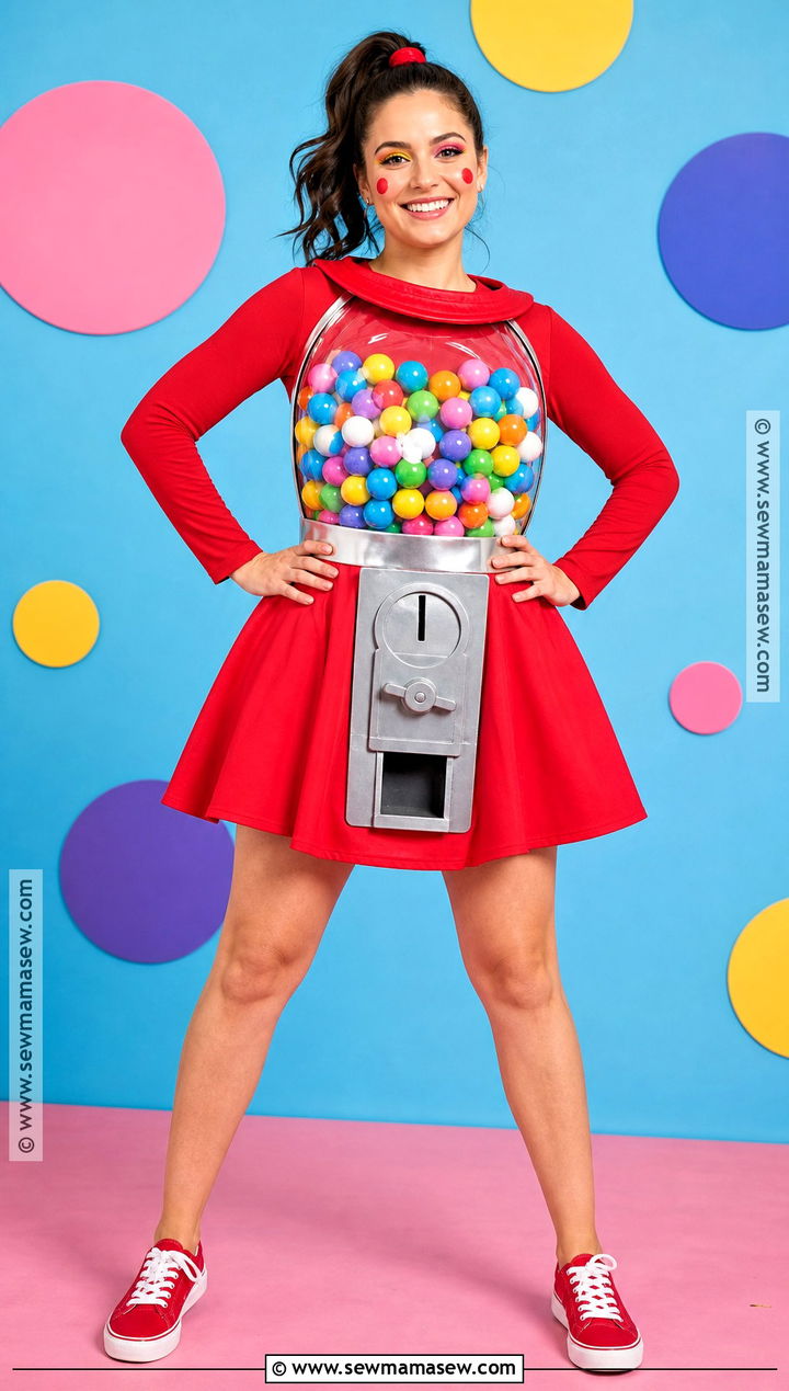 Gumball Machine Costume With Colorful Balls - 40 unique costumes