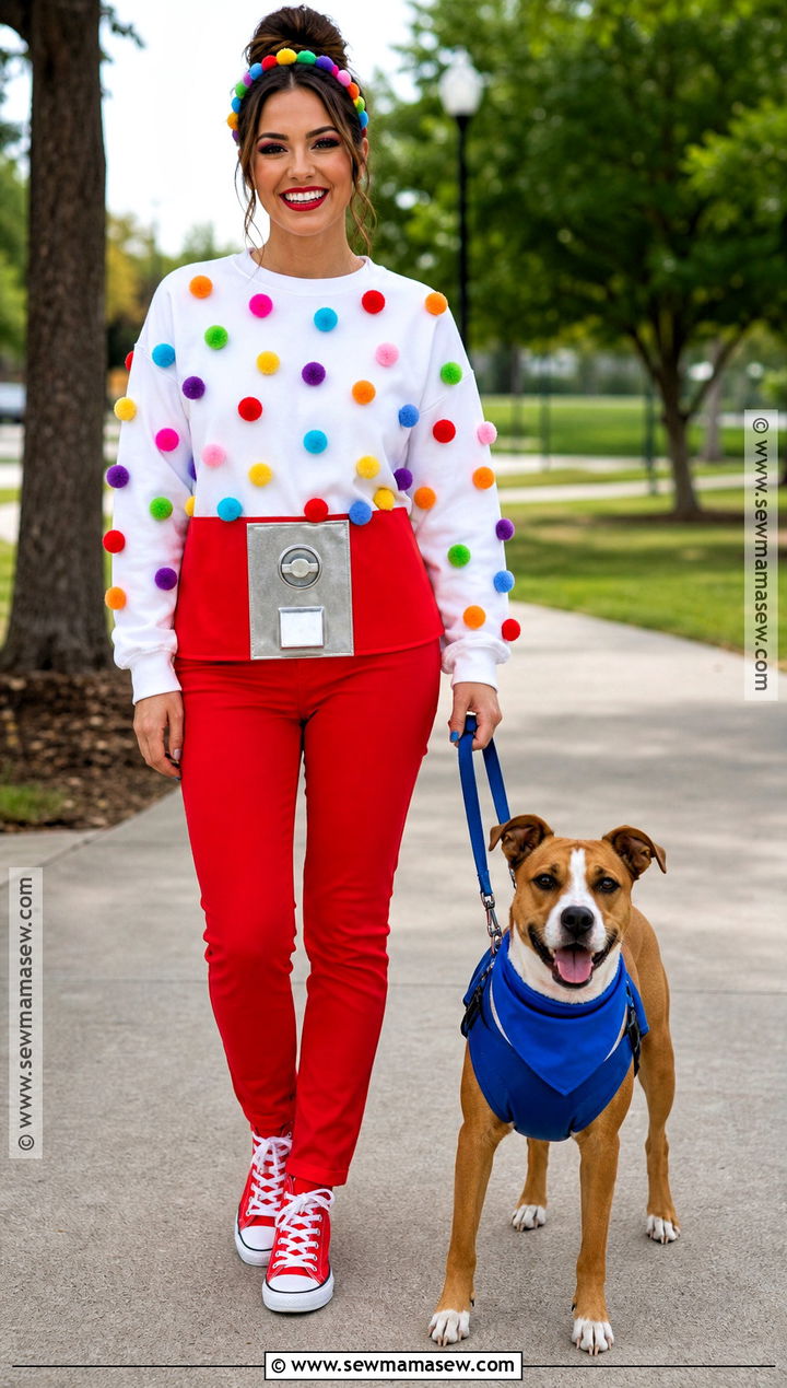 Gumball Machine Pet And Owner Costume - 35 gumball costume ideas