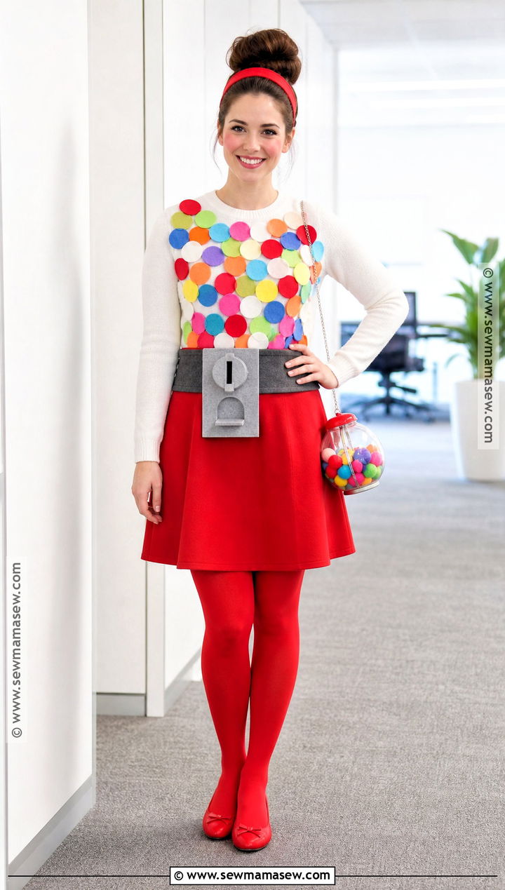 Gumball Machine Work Costume - 30 Halloween Costumes For Work Appropriate