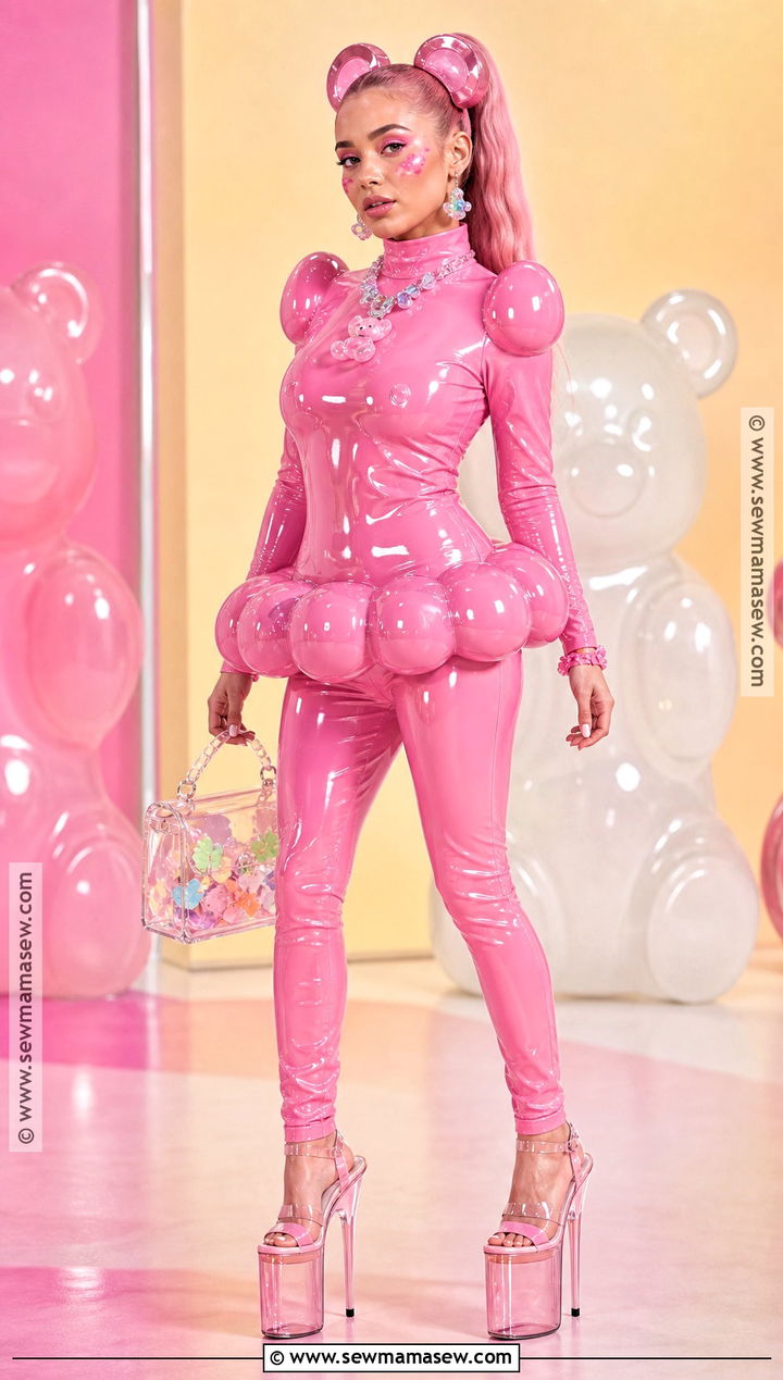 Gummy Bear Costume With Clear Accessories - 30 Trending Halloween Costumes