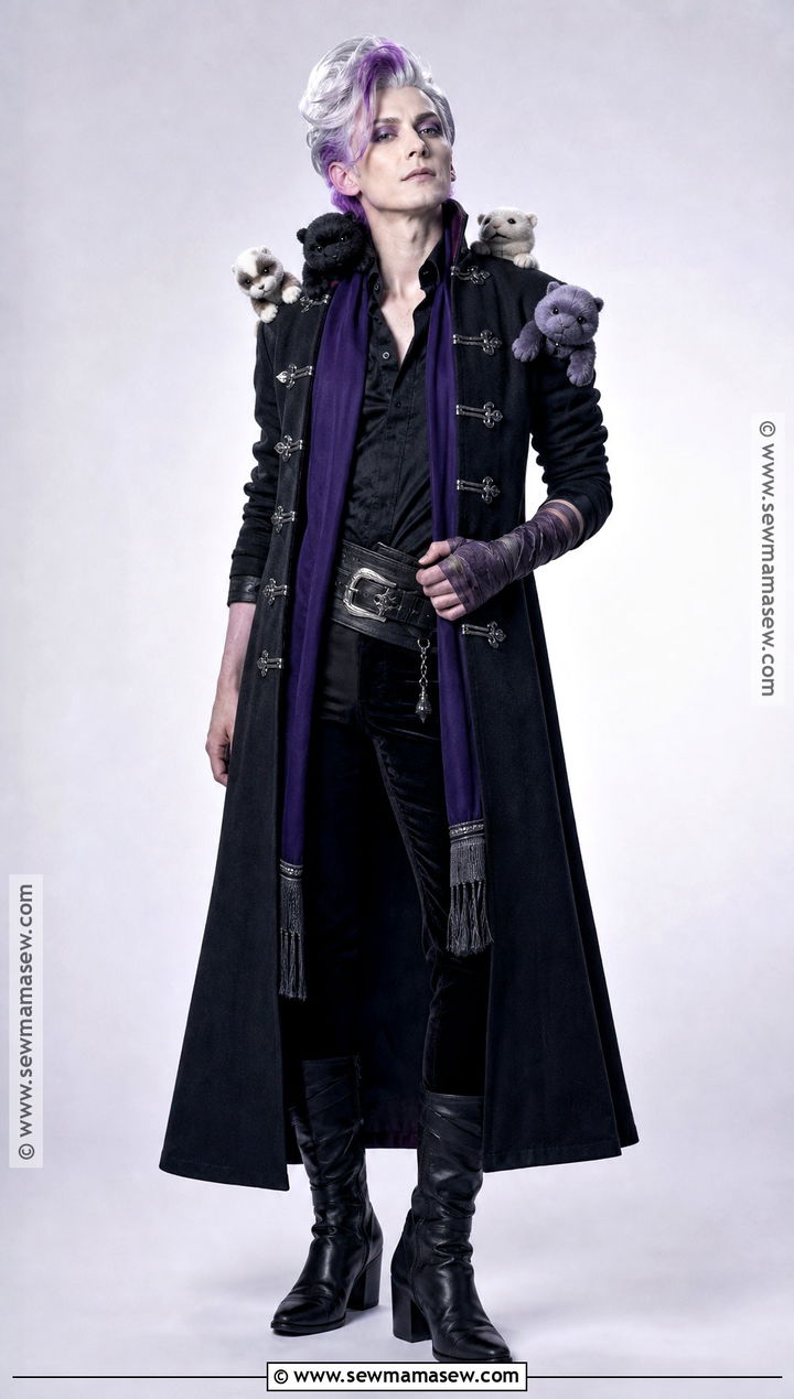 Gundham Tanaka Cosplay With Black Overcoat - 35 danganronpa cosplay ideas