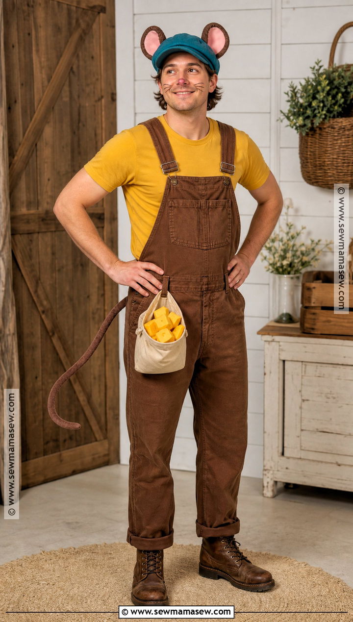 Gus Gus Costume With Overalls - 30 Gus Gus Costume Ideas