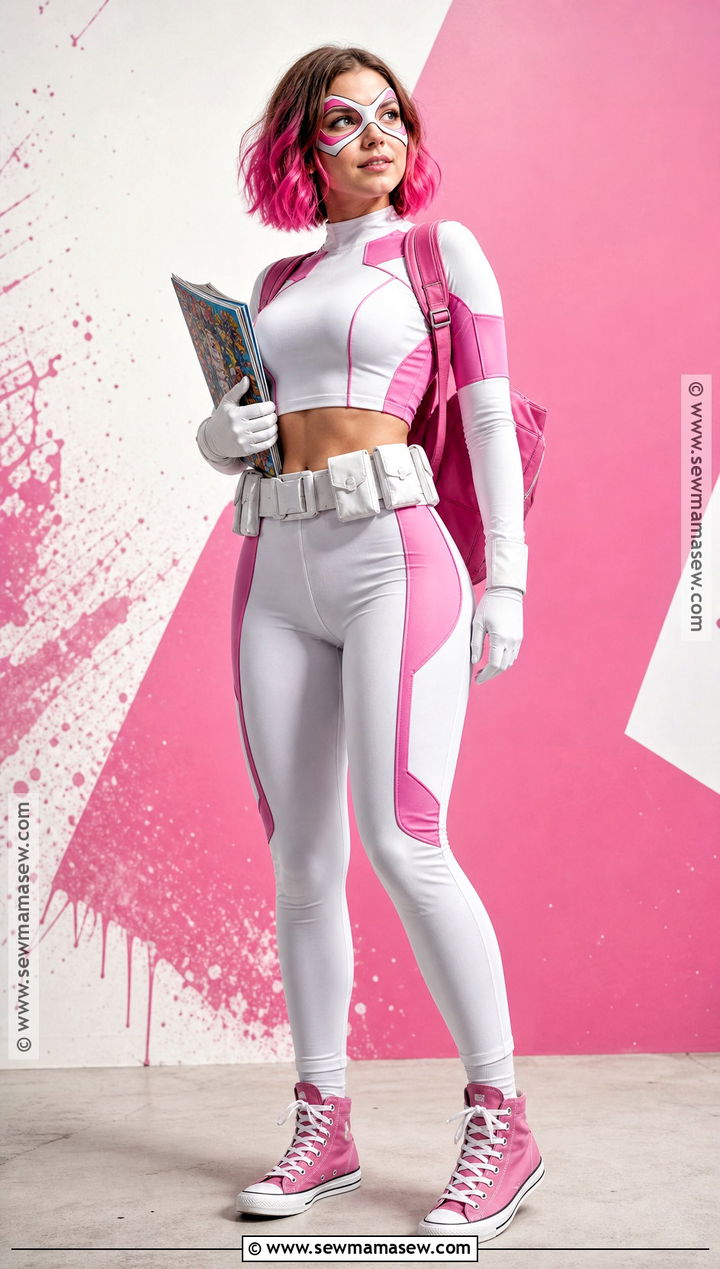 Gwenpool Costume With Pink Hair - 35 pink hair costume ideas