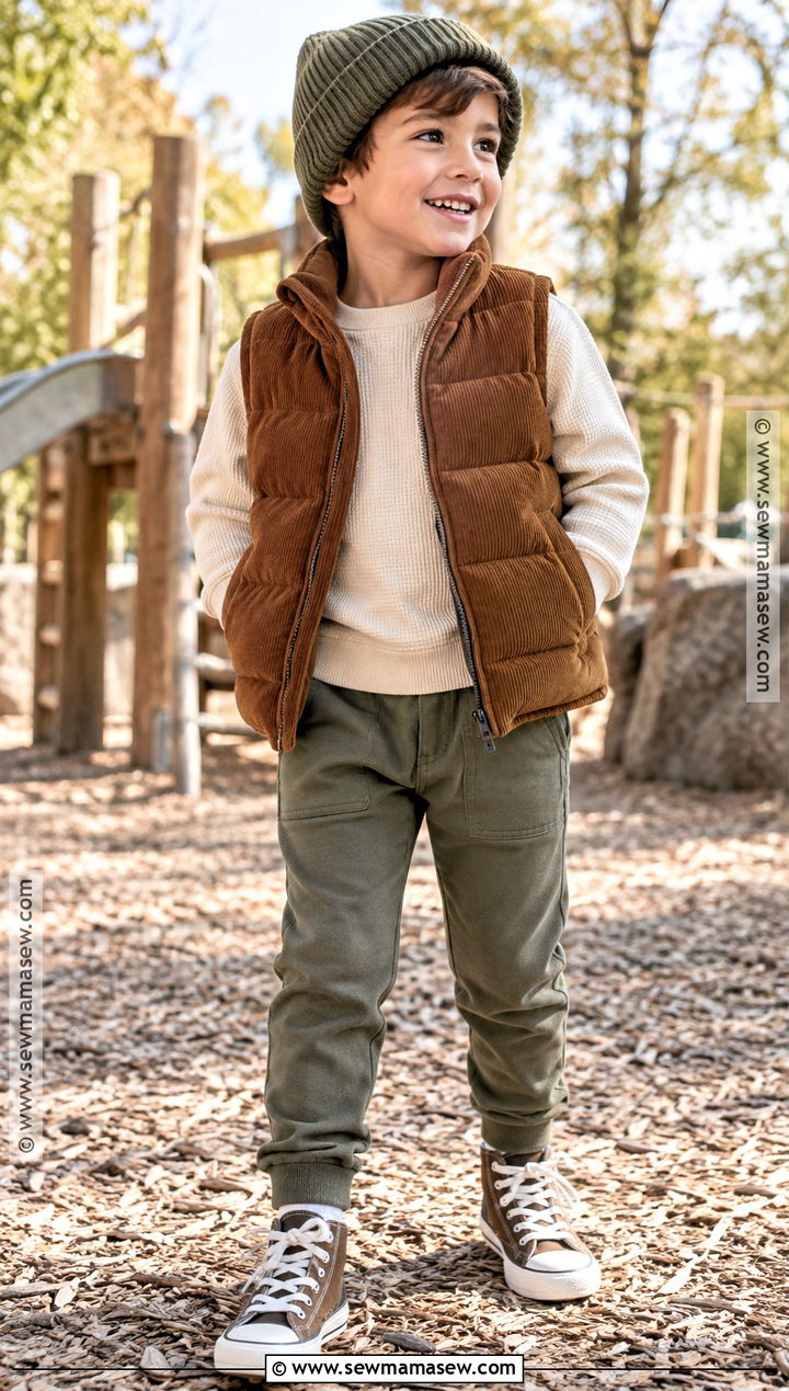 Gymboree Corduroy Puffer Vest Outfit - 15 gymboree fall outfits