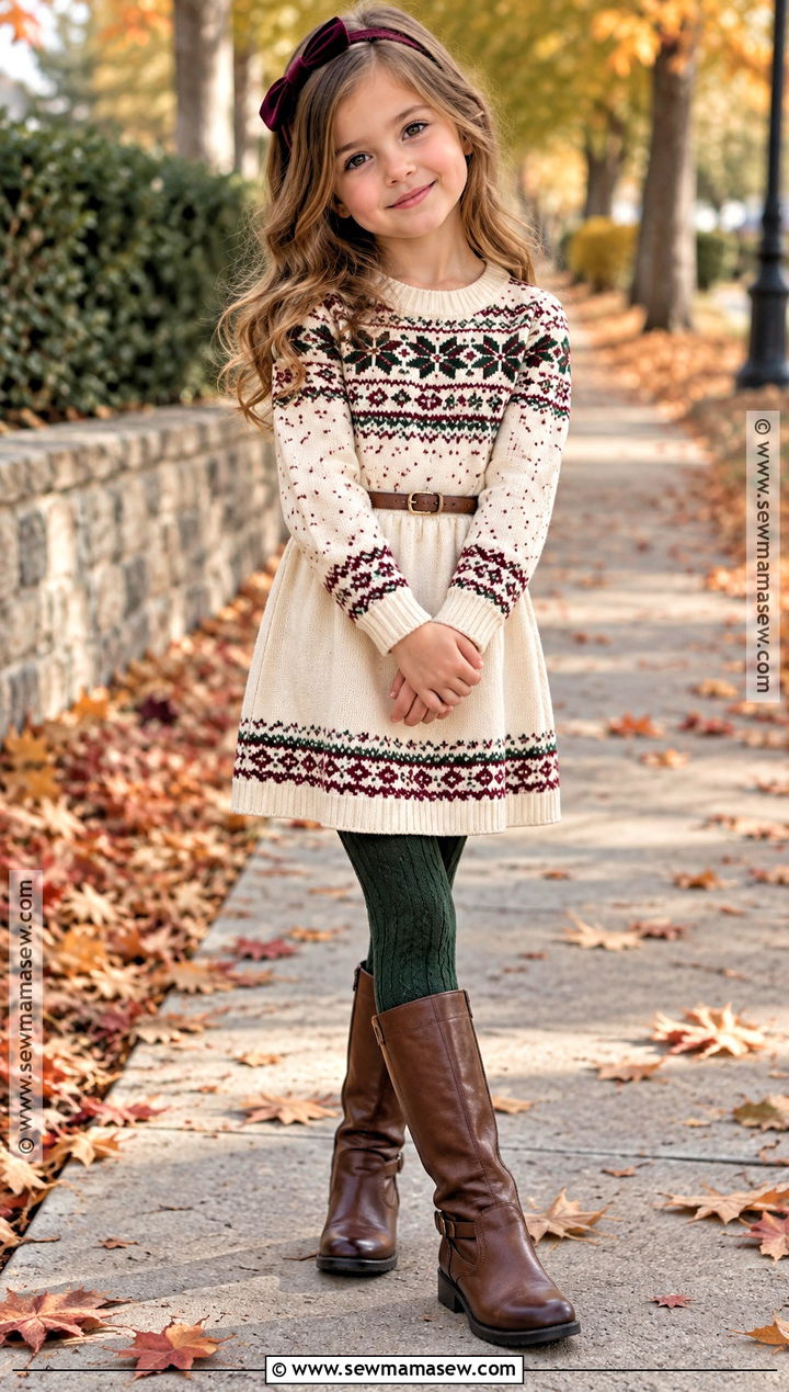 Gymboree Fair Isle Sweater Dress Outfit - 15 gymboree fall outfits