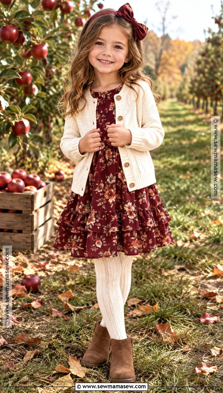 Gymboree Floral Flannel Dress Outfit - 15 gymboree fall outfits