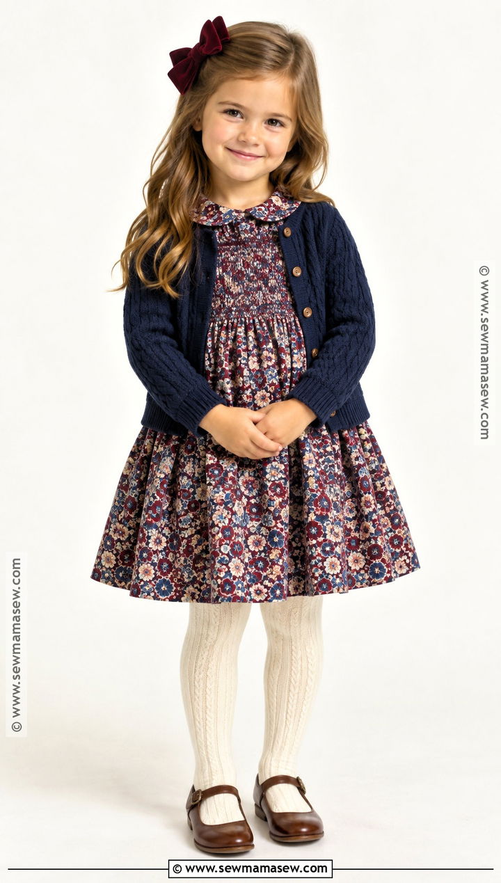 Gymboree Floral Smocked Dress Outfit - 15 gymboree fall outfits