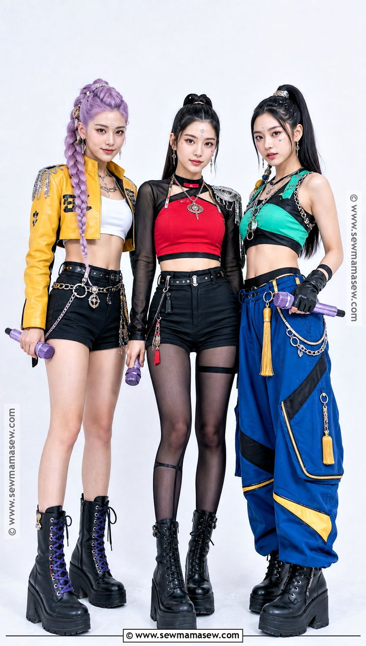 HUNTRX K Pop Demon Hunters Group Costume - 30 kpop halloween costumes ideas