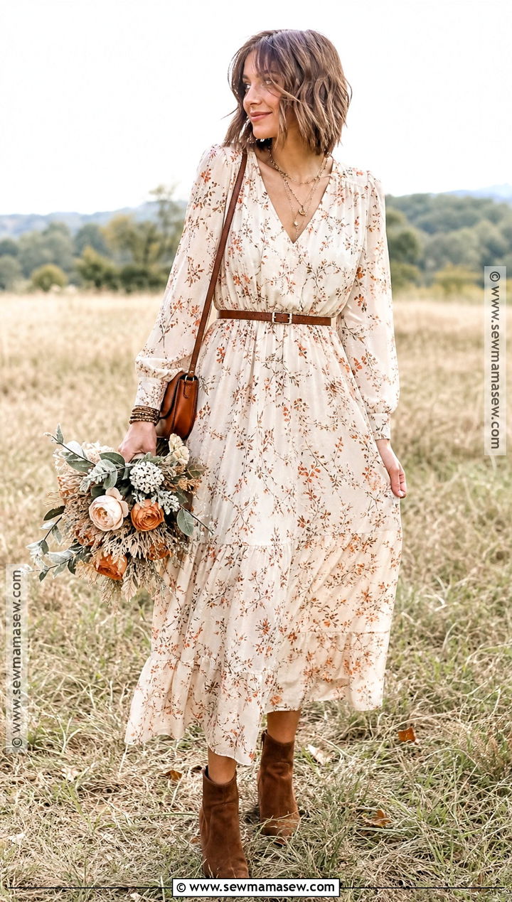Hachi Floral Maxi Dress Cosplay - 35 Hachi Cosplay Ideas