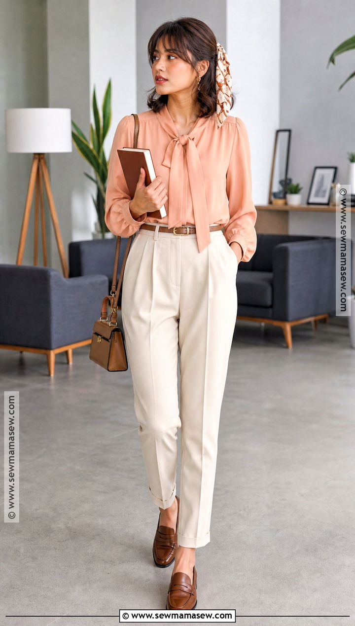 Hachi Peach Blouse And High Waisted Trousers Cosplay - 35 Hachi Cosplay Ideas
