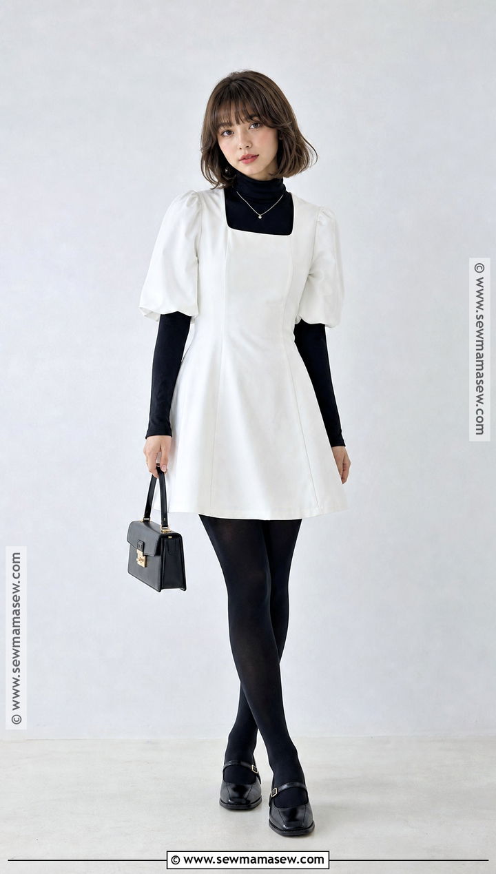 Hachi White Dress And Black Turtleneck Cosplay - 35 Hachi Cosplay Ideas