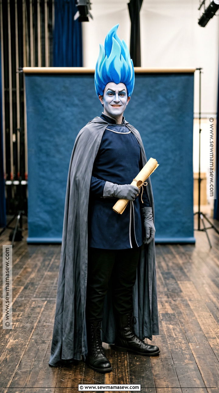 Hades Blue Flame Costume - 30 blue costumes