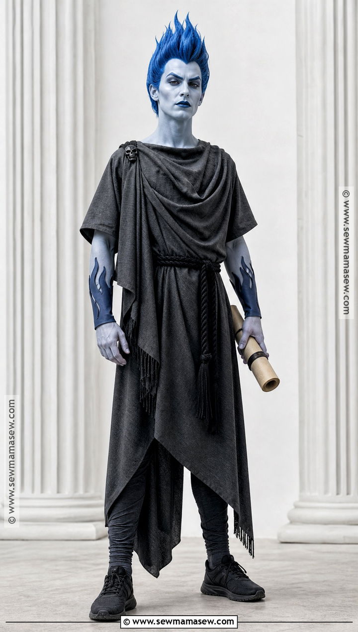 Hades Costume With Blue Flame Hair - 40 disney villain costumes