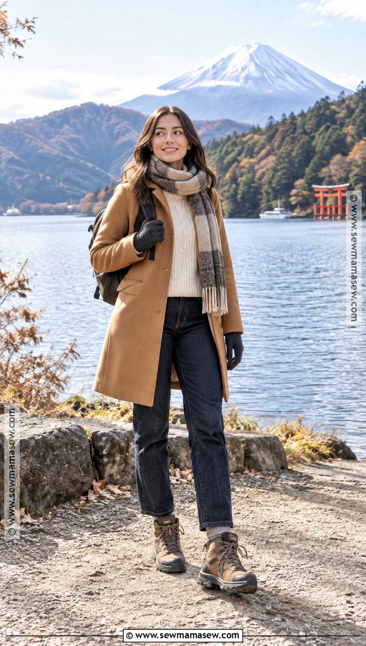 Hakone November Coat Outfit - 20 November Japan Outfits
