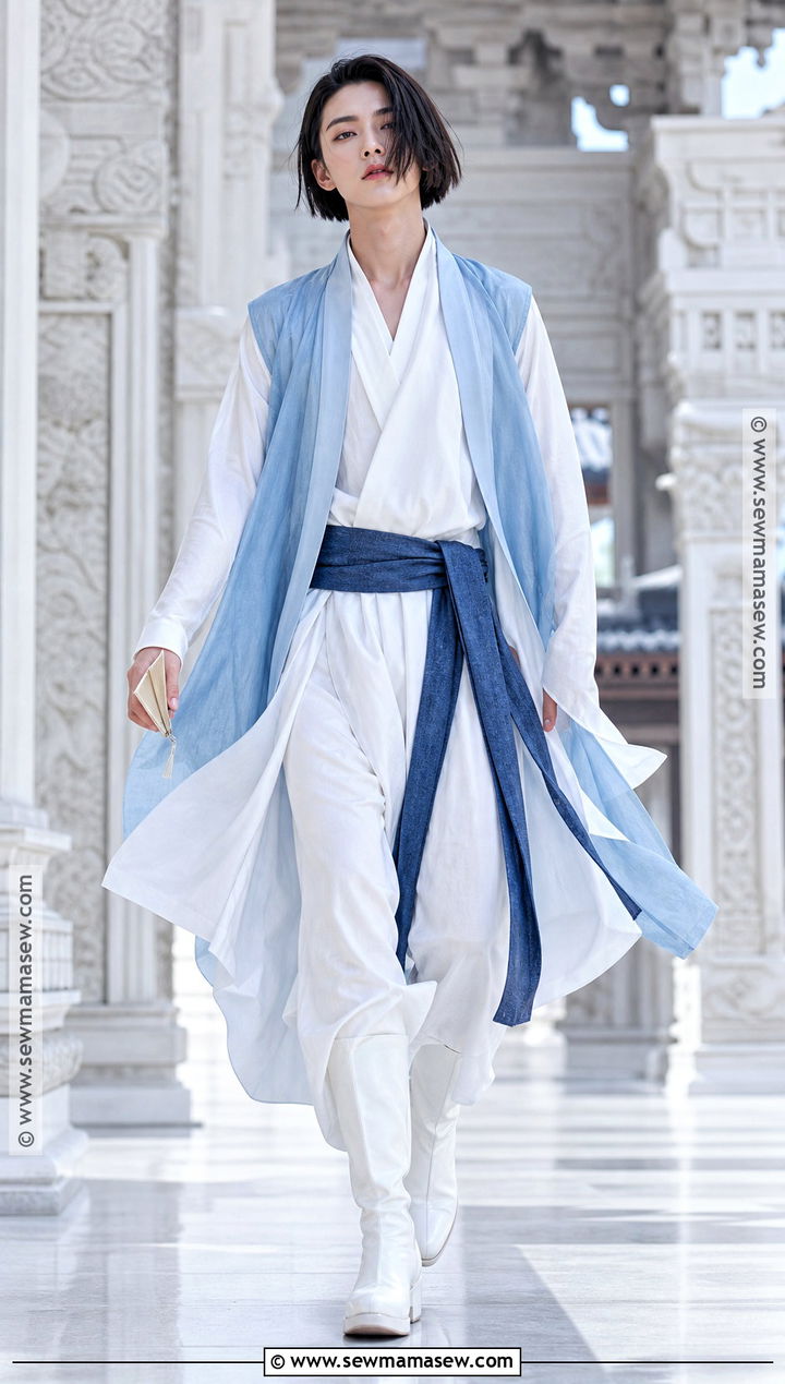 Haku Costume With White Robe - 30 studio ghibli costume ideas