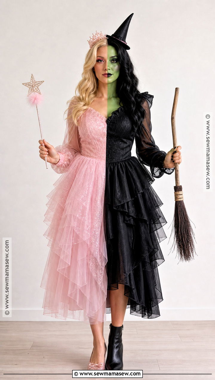 Half Good Witch Half Bad Witch Costume - 30 bad witch wizard of oz costume ideas