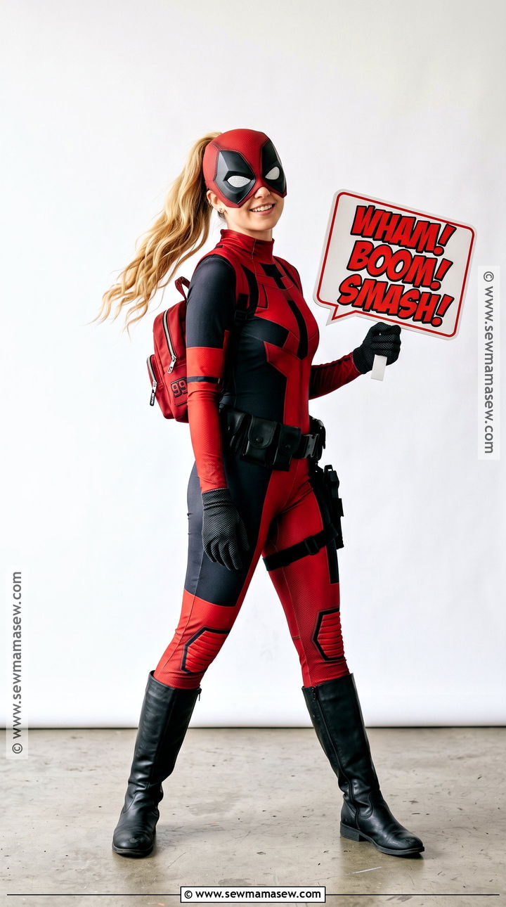 Half Mask Female Deadpool Costume - 30 female deadpool costume ideas