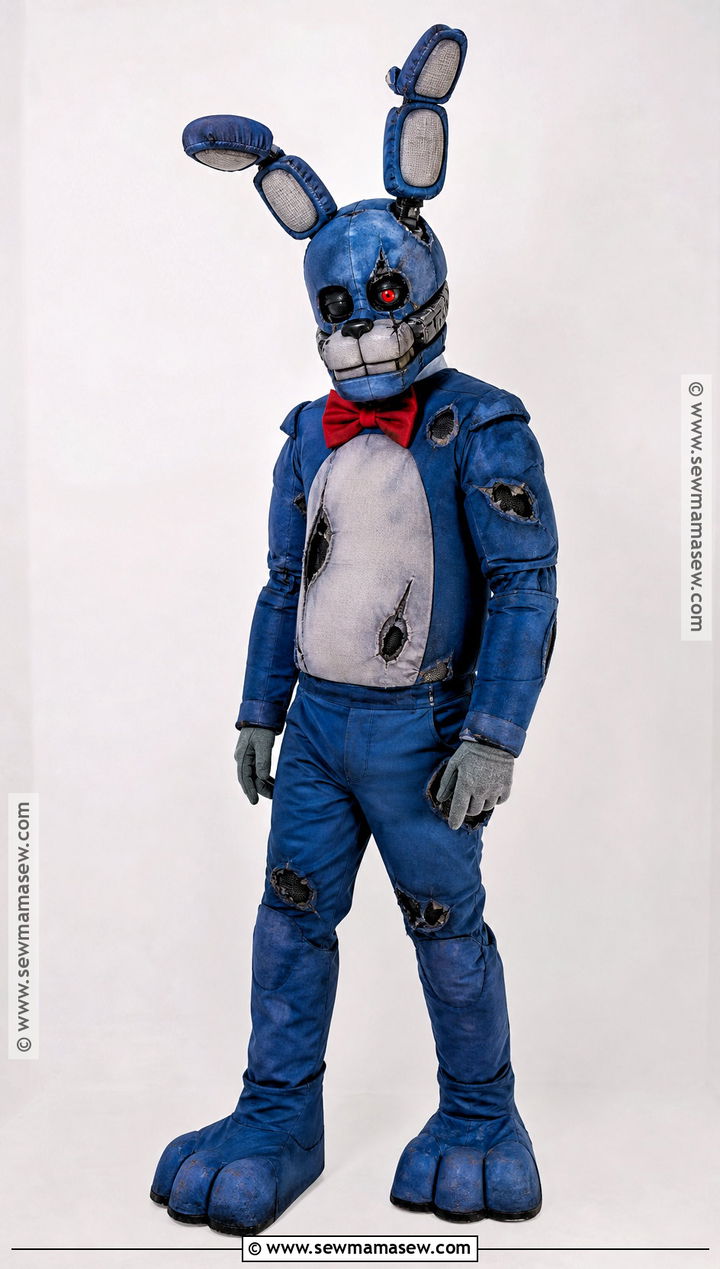 Half Mask Withered Bonnie Cosplay - 30 Withered Bonnie Cosplay Ideas