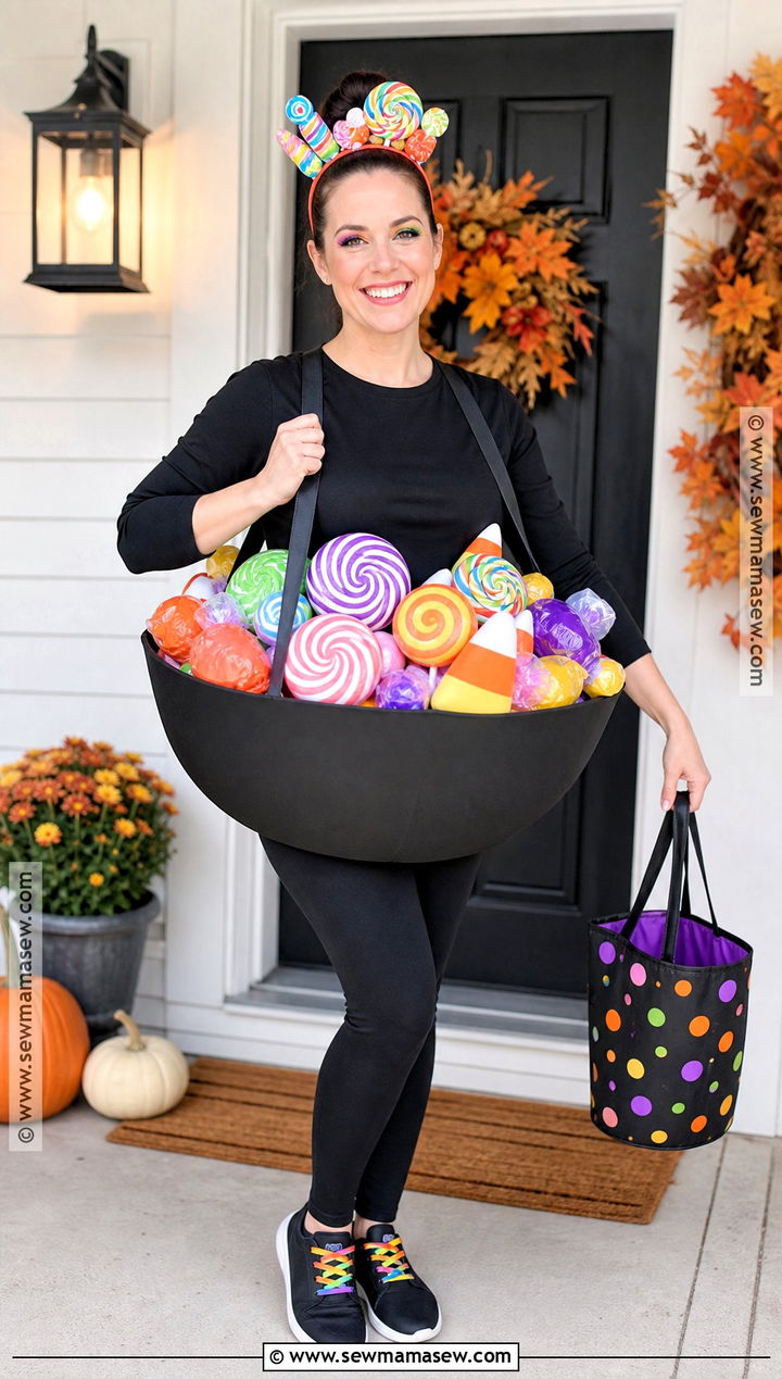 Halloween Candy Bowl Costume - 35 candy costume ideas