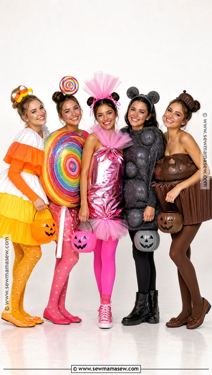 Halloween Candy Group Costume - 35 halloween costumes 5 people