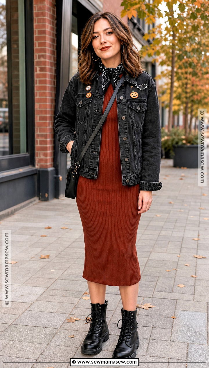 Halloween Denim Jacket Outfit - 50 halloween outfit ideas