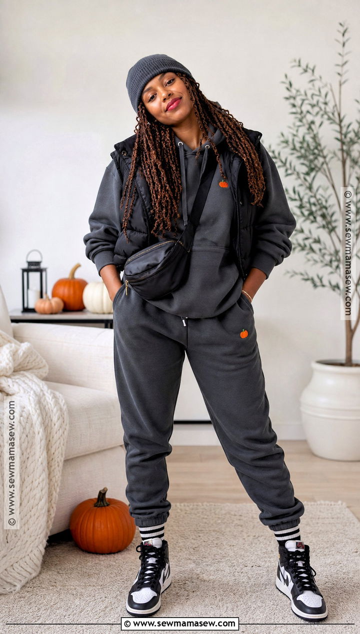 Halloween Hoodie And Joggers Outfit - 50 halloween outfit ideas