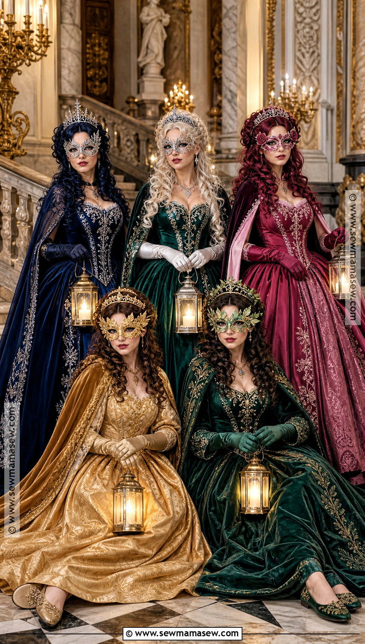 Halloween Masquerade Princess Group Costume - 30 disney princess group costumes