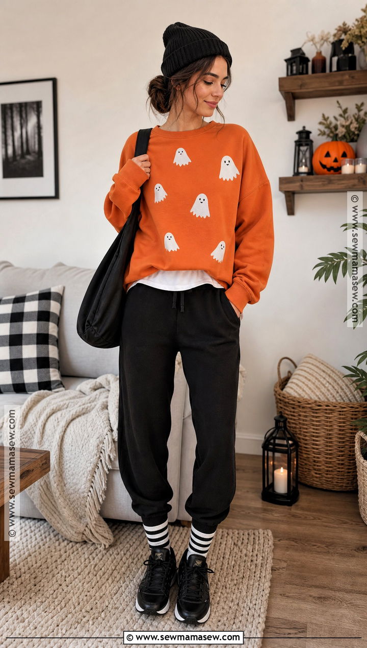 Halloween Movie Night Outfit With Joggers - 50 halloween outfits