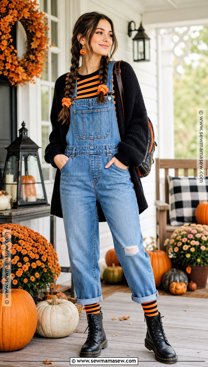 Halloween Overalls Outfit - 30 Easy Halloween Outfits for Women