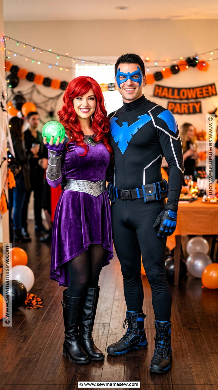 Halloween Starfire And Nightwing Costume - 35 starfire and nightwing costume ideas