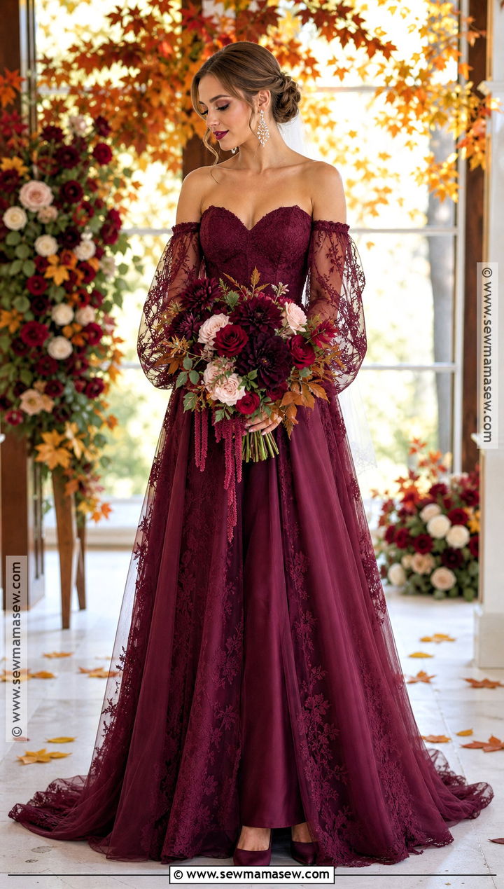 Halloween Wedding Dress With Detachable Sleeves - 30 halloween wedding dresses