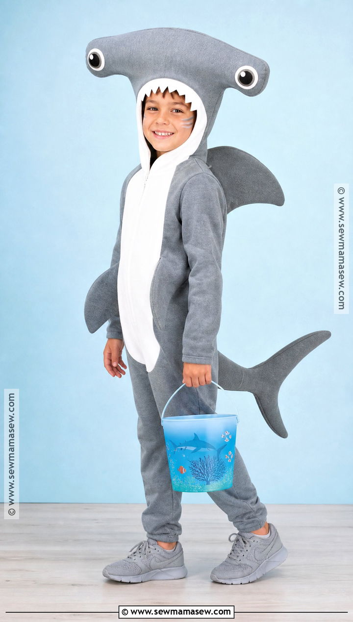 Hammerhead Shark Fish Costume - 30 fish costume ideas for kids