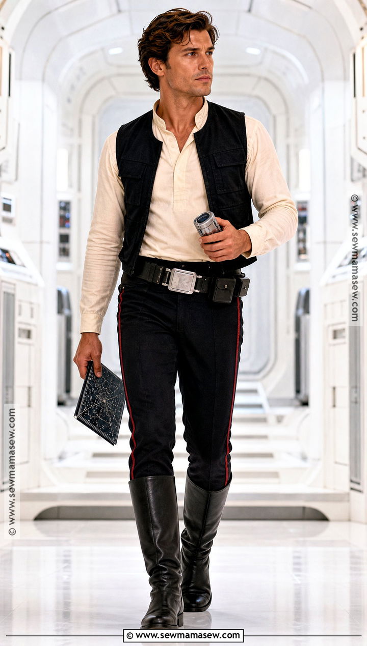 Han Solo Vest Movie Costume - 45 movie character costumes