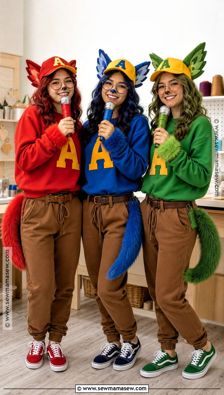 Handmade Furry Alvin Simon And Theodore Costume - 30 alvin simon and theodore costumes