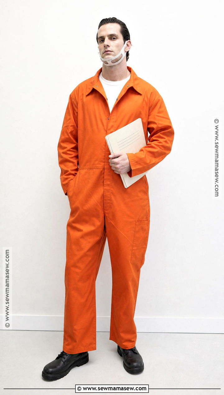 Hannibal Lecter Costume With Orange Jumpsuit - 30 scary movie costumes