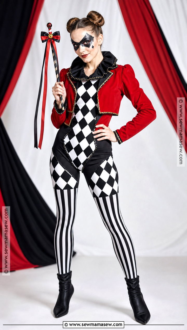 Harlequin Masquerade Costume - 35 masquerade halloween costumes