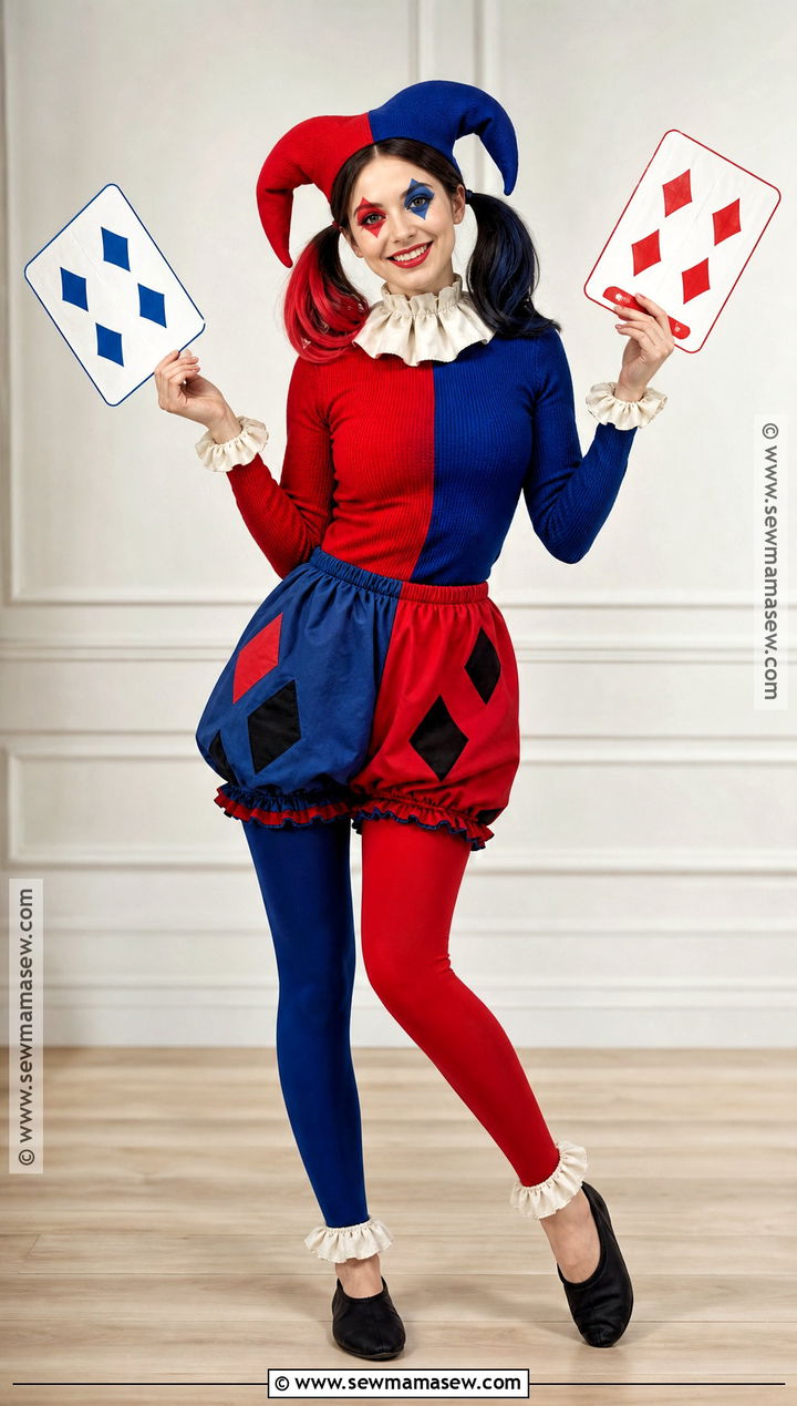Harlequin Performer Cosplay Sewing Pattern - 30 Cosplay Sewing Patterns Ideas