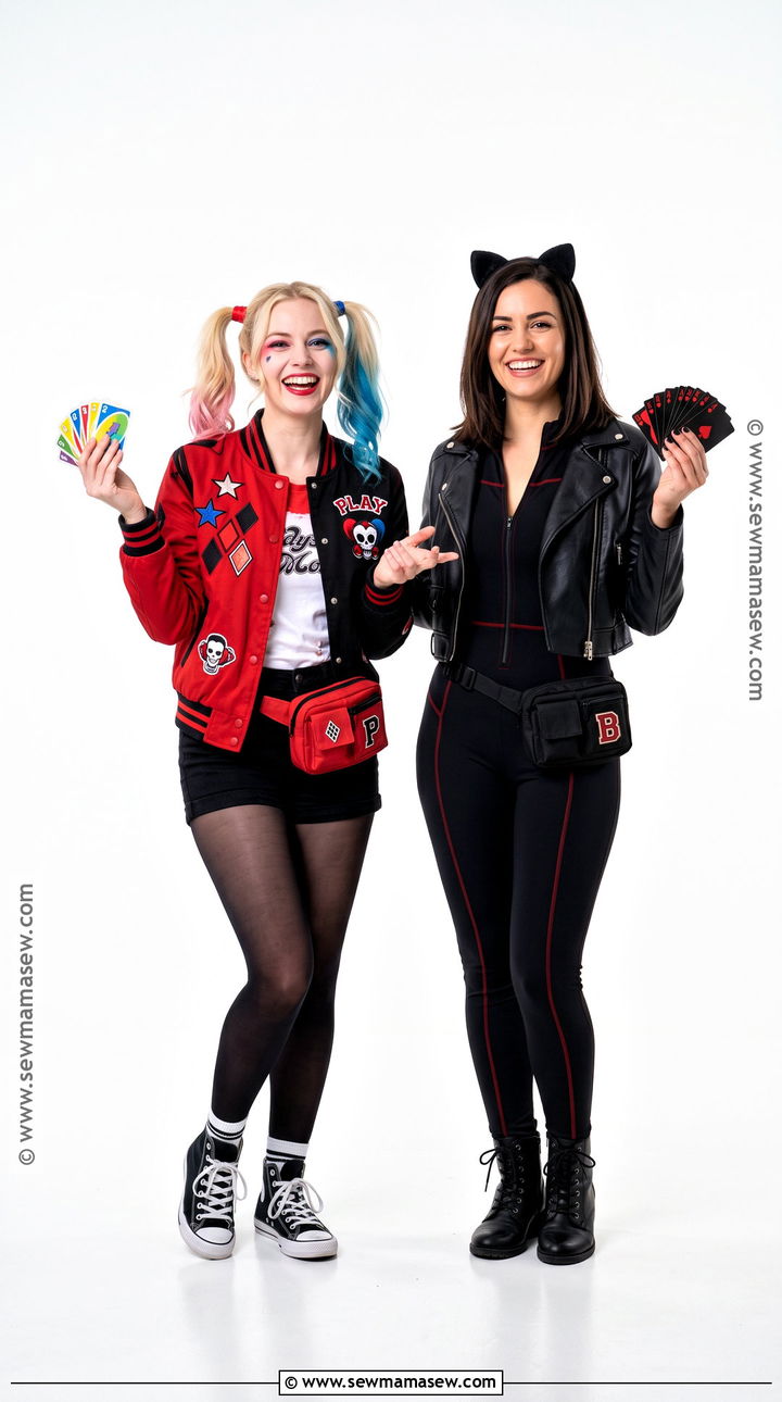 Harley Quinn And Catwoman Costume - 35 blonde brunette halloween costumes