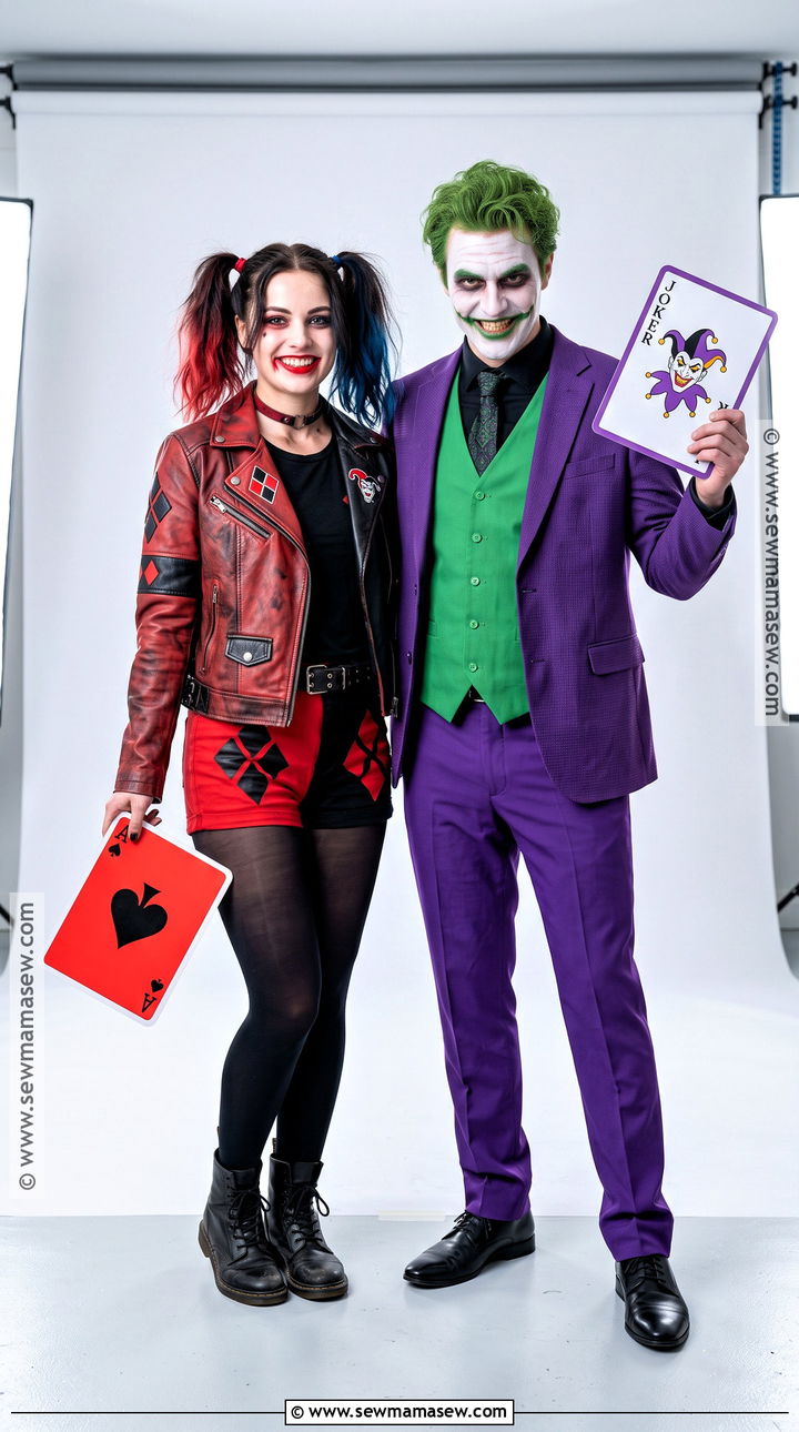 Harley Quinn And Joker Costume - 50 couples halloween costume ideas