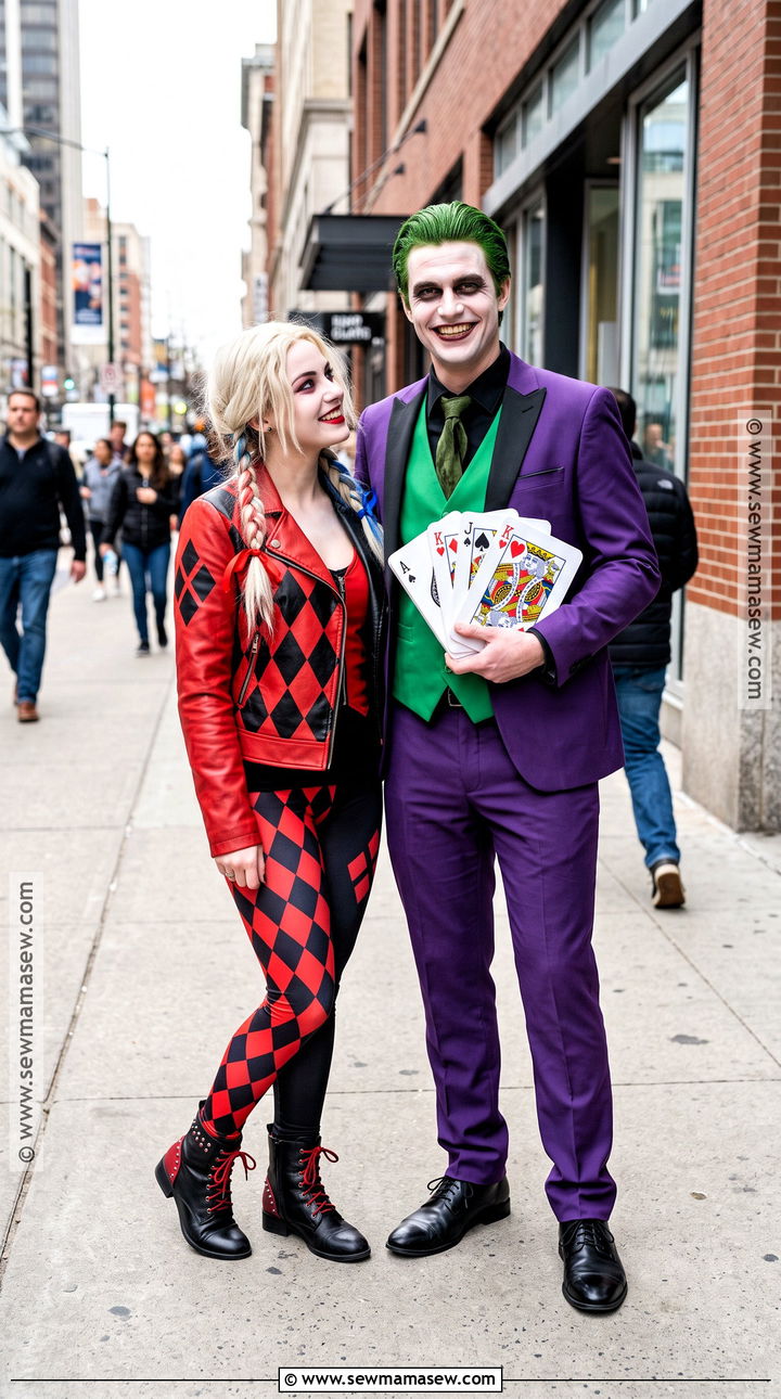 Harley Quinn And Joker Couple Costume - 40 iconic halloween costumes for couples
