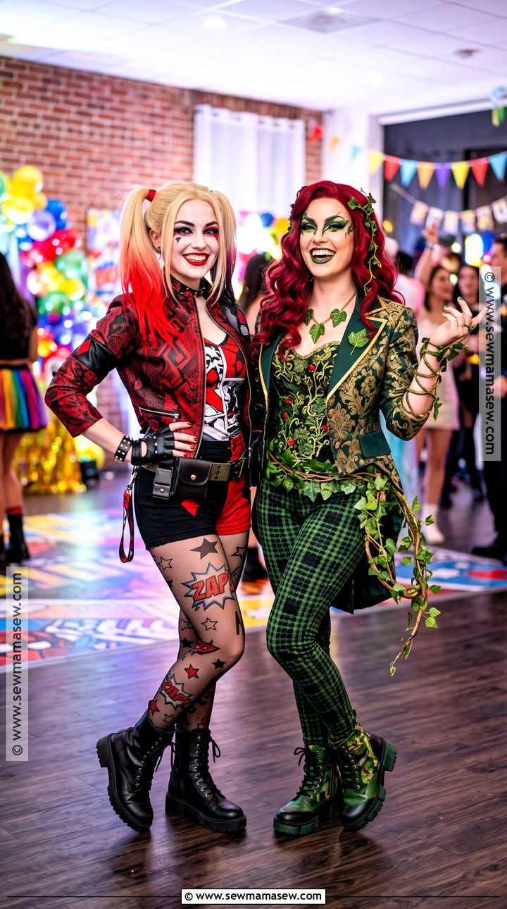 Harley Quinn And Poison Ivy Costume - 40 wlw halloween costume ideas