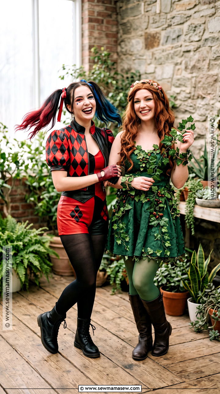 Harley Quinn And Poison Ivy Couple Costume - 30 super hero couple costumes
