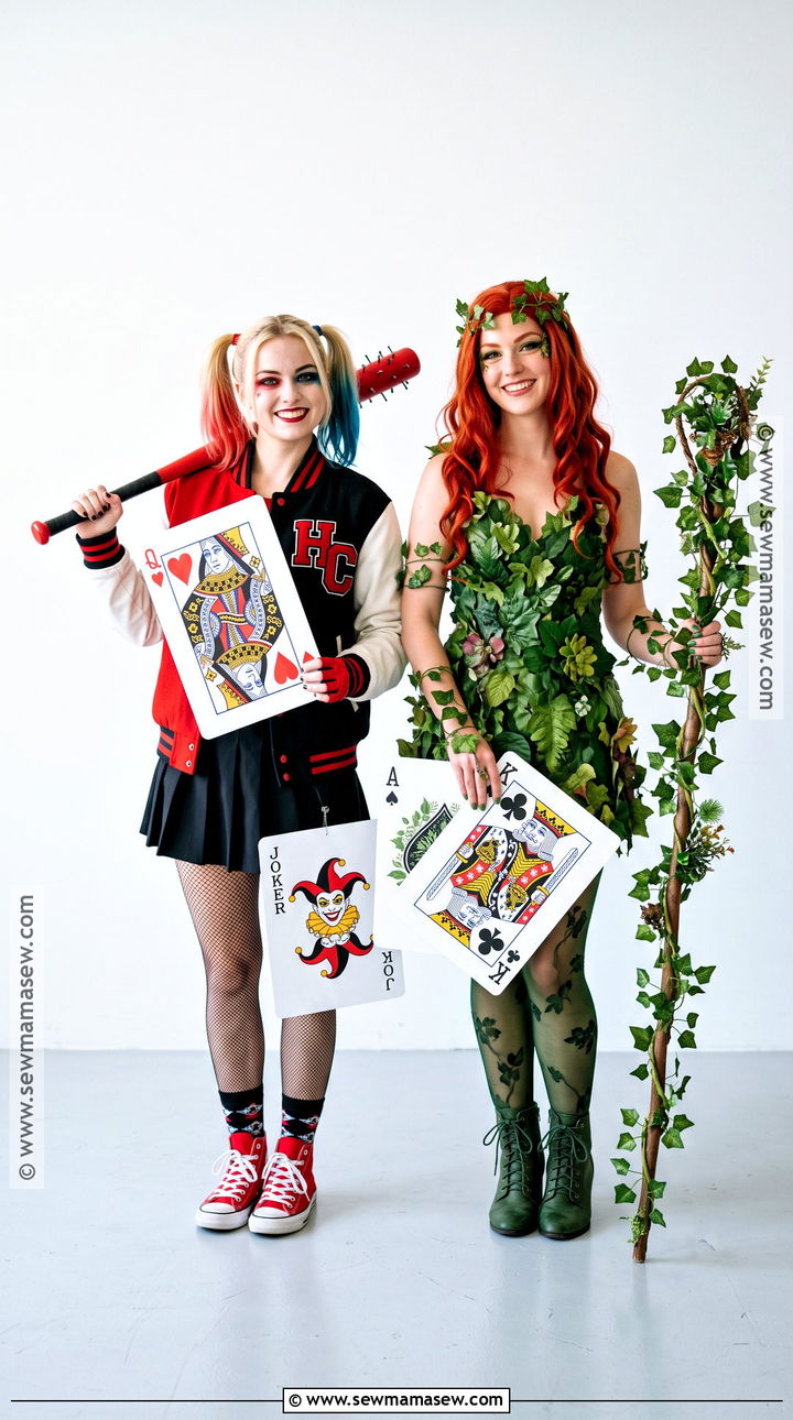 Harley Quinn And Poison Ivy Duo Costume - 35 girl duo costumes