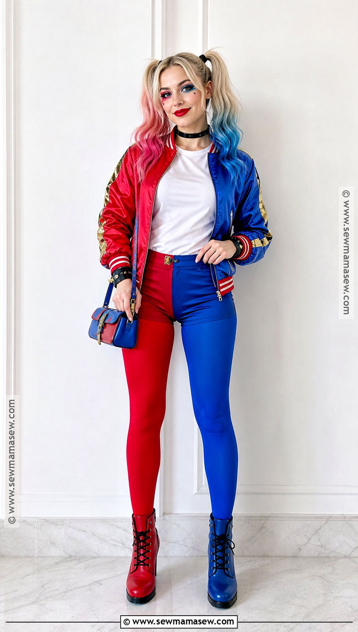 Harley Quinn Blonde Pigtail Costume - 35 blonde halloween costumes ideas
