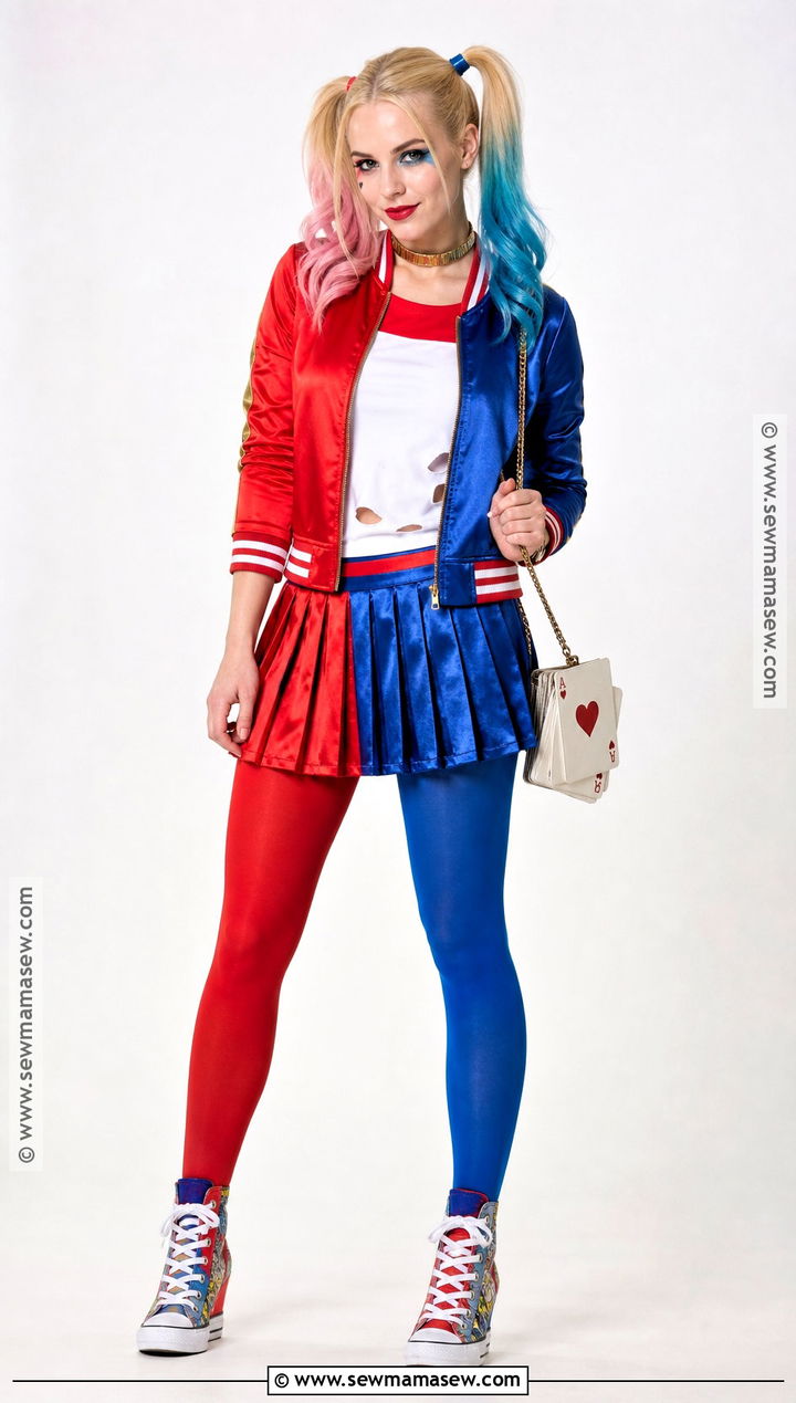 Harley Quinn Blonde Pigtail Costume - 30 blonde hair costumes