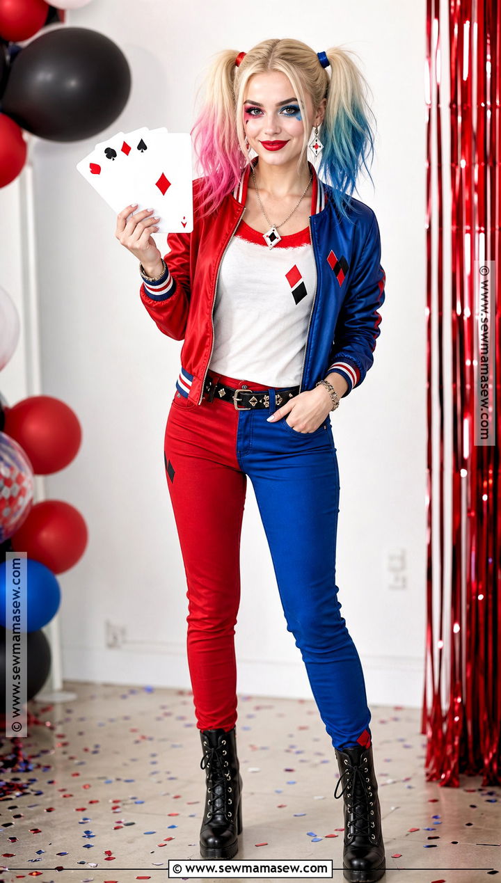 Harley Quinn Costume - 35 blonde hair halloween costumes ideas