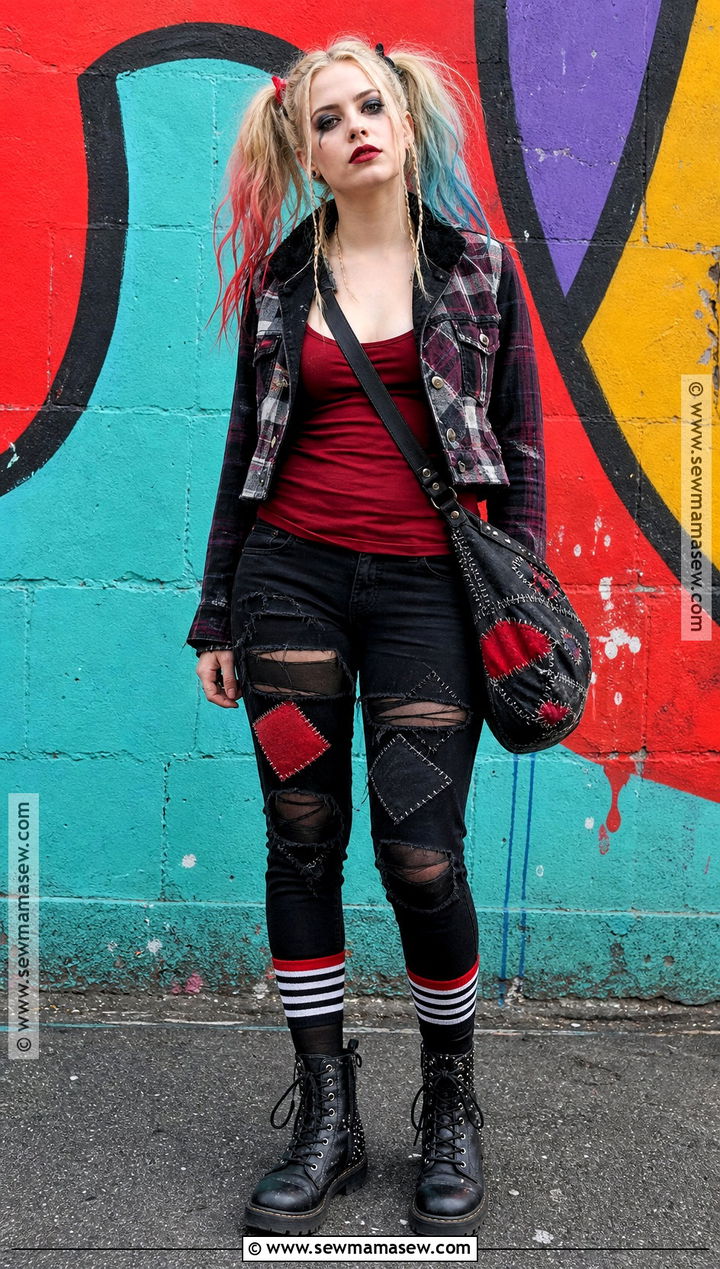 Harley Quinn Punk Costume - 30 harley queen costume ideas