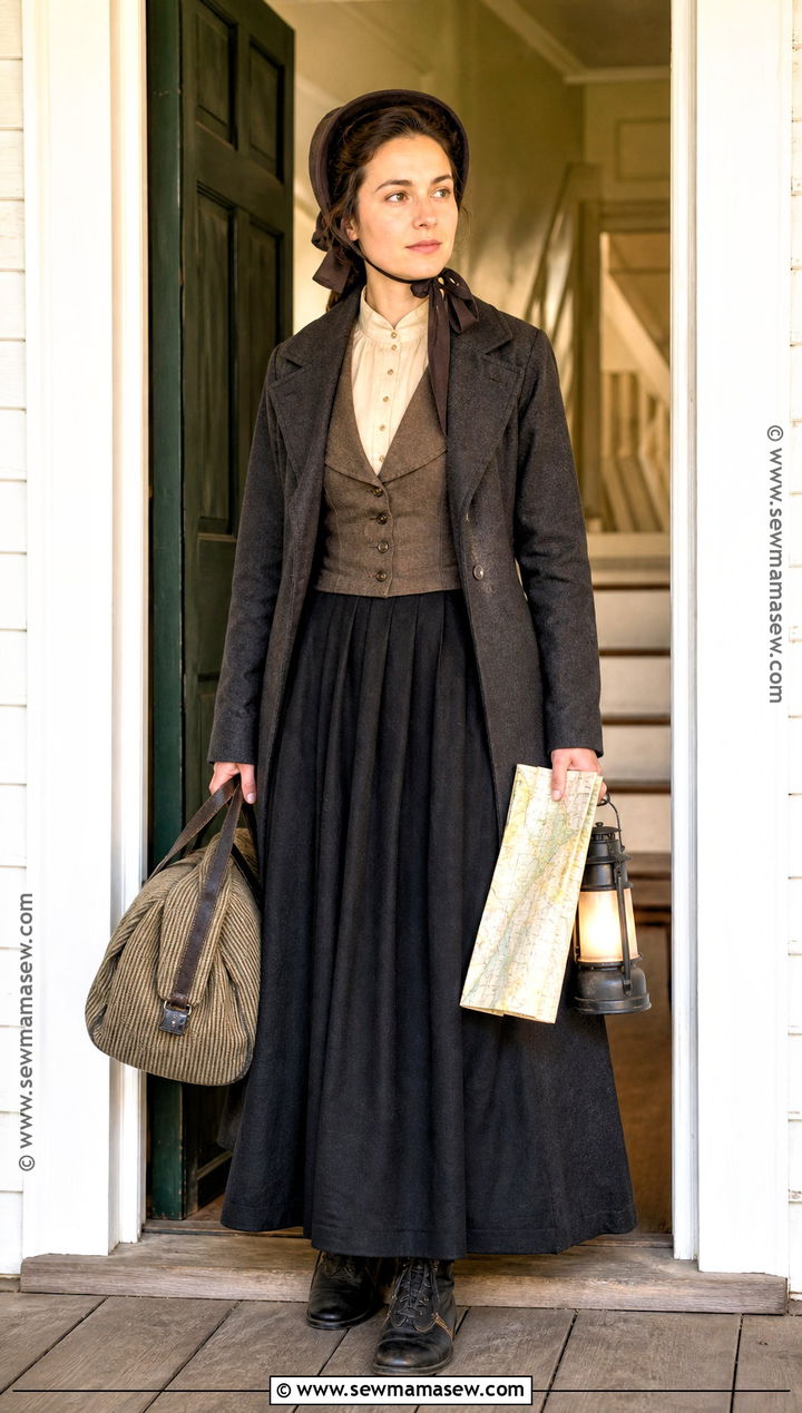Harriet Tubman Costume With Long Coat - 30 historical figures costumes